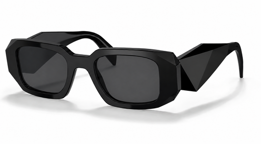 Black Geometric Sunglasses